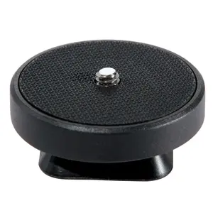 Vanguard QS-65GH Quick Shoe Quick-Release Plate for Cameras 50mm Diameter 1/4"-20 Screw GH-100 Ball Head Replacement
