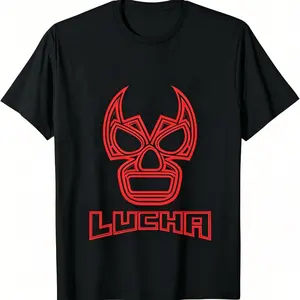 [TikTok Trending Shirt][WWE Fan T-shirt]Lucha Libre Underground Logo Wrestling Legend Graphic T-Shirt Unisex Men Women Cotton Short Sleeve Streetwear Outfit day shirt