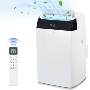 OP-14000 BTU Portable Air Conditioner, 3-in-1 AC: Cooling, Dehumidifier, Fan – Cools up to 750 Sq.Ft – 24H Timer, Remote, Easy Install Window Kit – Ideal for Bedroom, Living Room