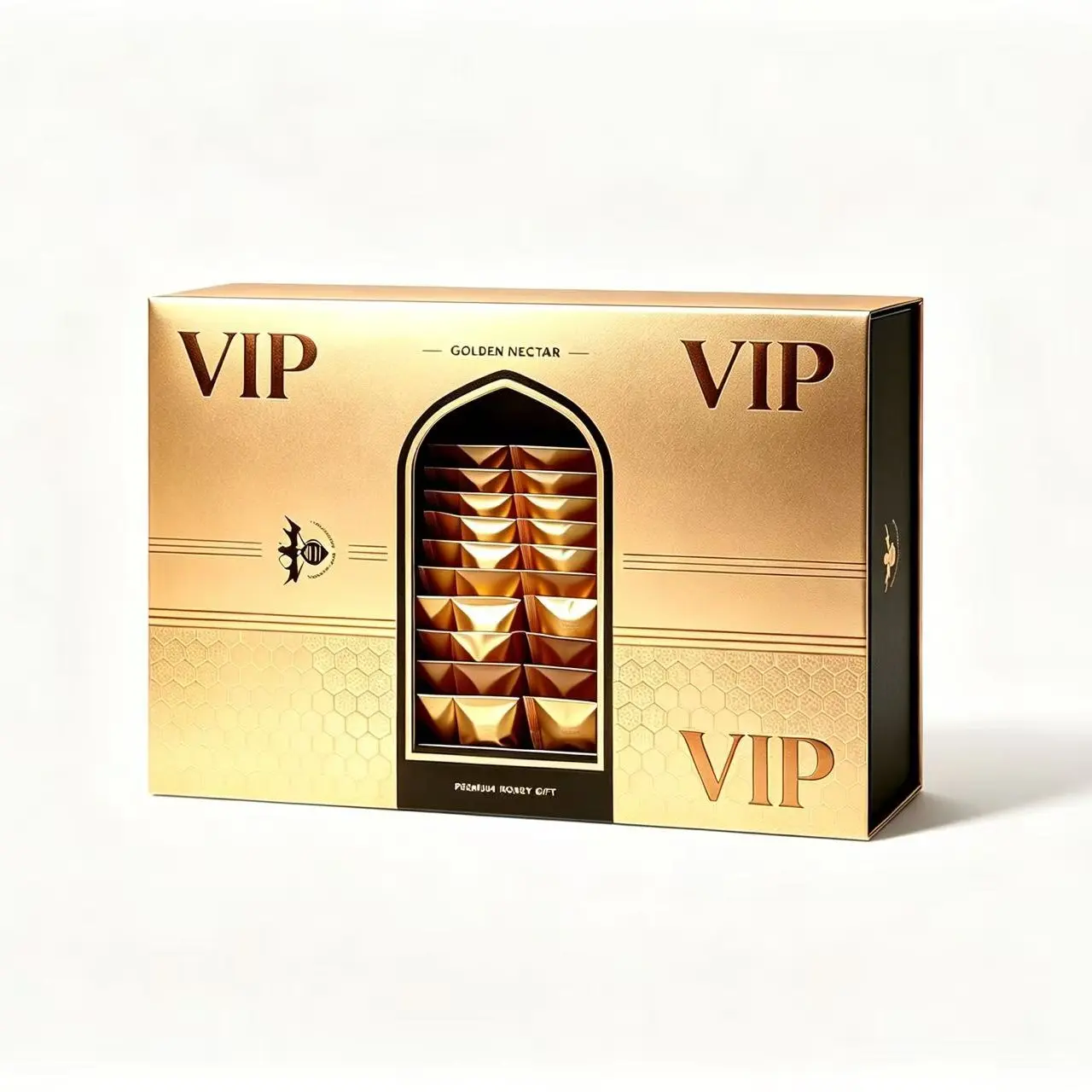 Organic Honey 12- Sachet X 20g per  with Pure & Royal Jelly Sweet & Bee Pollen