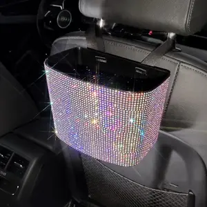 Car Trash Can, Car Back Seat Storage Box, Waterproof Car Trash Can, Car Hanging Accessories for Car Stowing & Tidying