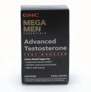 GNC Mega Men Essentials Advanced Testosterone Formula – 60 Capsules | Daily Supplement for Men