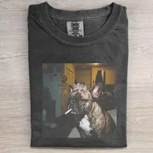 Comfort Colors Funny Dog X Mouse T-shirt, Vintage 90s Quote Funny Edgy Dog Meme Tee, Unisex Fit Design, Casual Streetwear, Gift for Animal Lovers