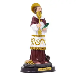 San Ramon Nonato 8"Inches Tall Estatua - Detailed Figure St Raymond Nonnatus Brand New Religious Decor Saint
