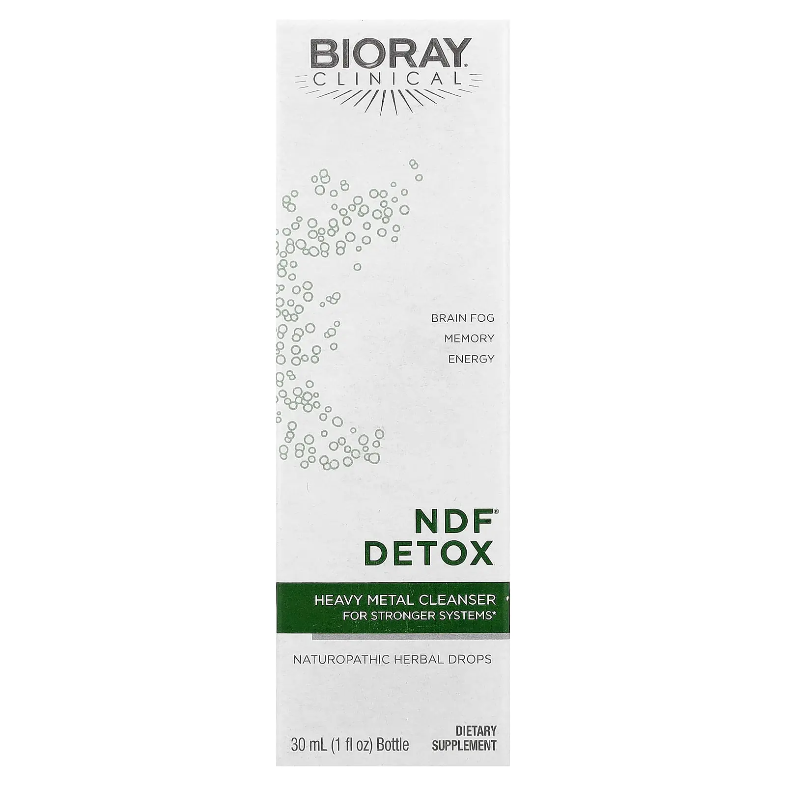 Bioray NDF® Detox, Heavy Metal Cleanser, 1 fl oz (30 ml)