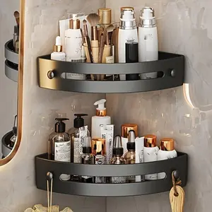 Corner Shower Shelves, Bathroom Storage Rack, Shower Shelf For Inside Shower, Shampoo Holder For Shower Wall, Bathroom Caddy Organizer, Shower Caddy Basket, Bathroom Accessories