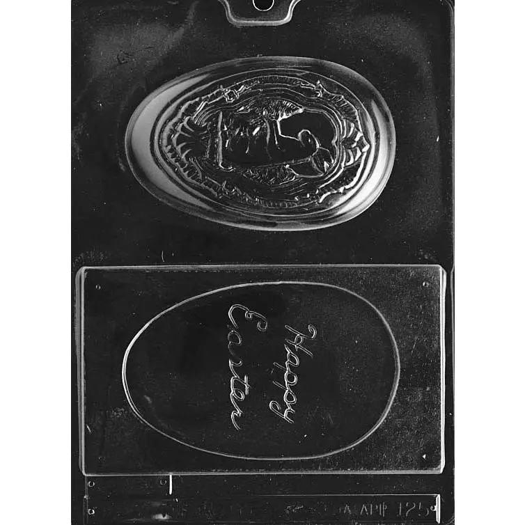 Cameo Bunny Easter Egg Large Chocolate Mold