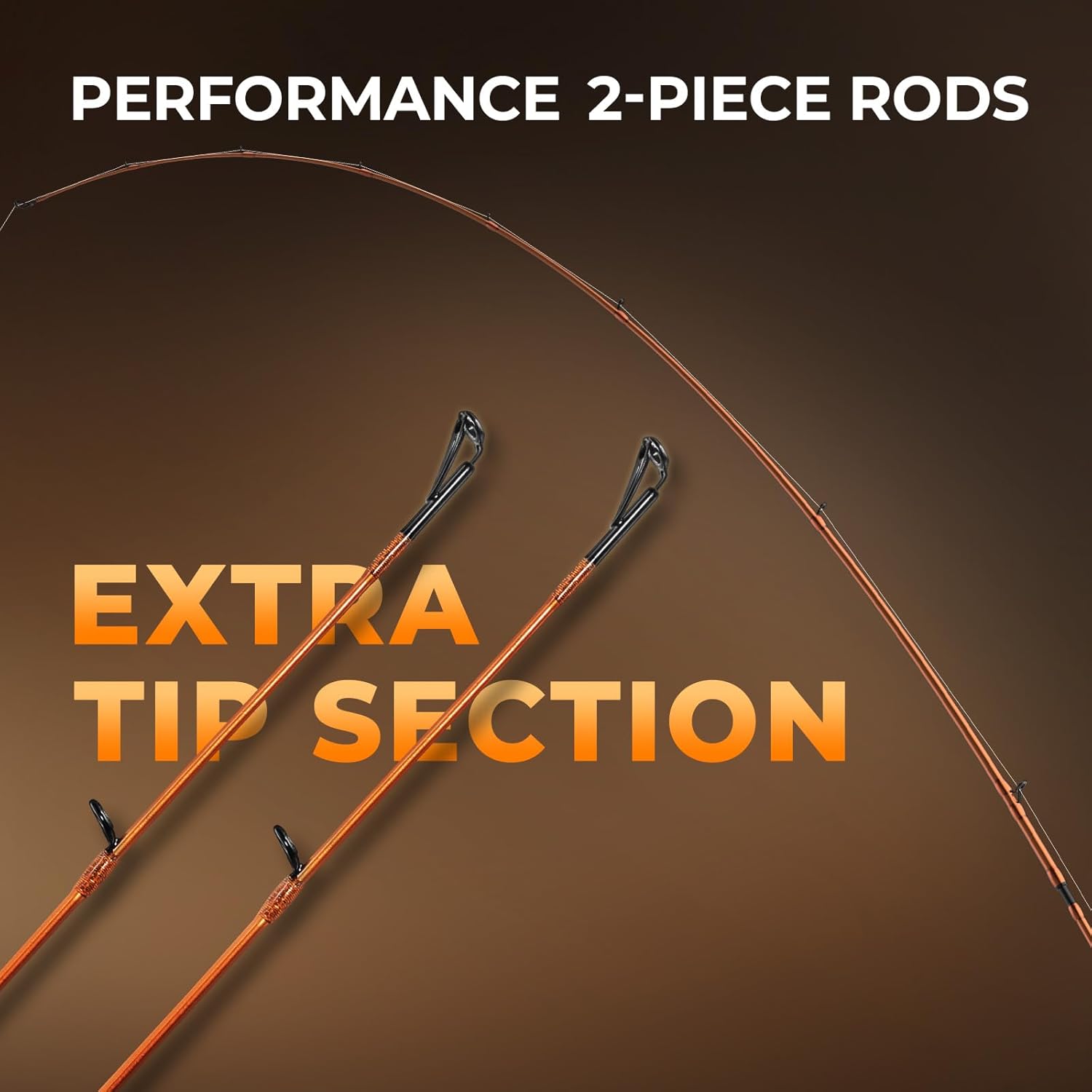 KastKing Lethal Blaze Twin-Tip Rod & Reel Combo – Spinning & Baitcaster, IM6 Graphite, Backup Tip, Stainless Steel Guides, EVA Handle