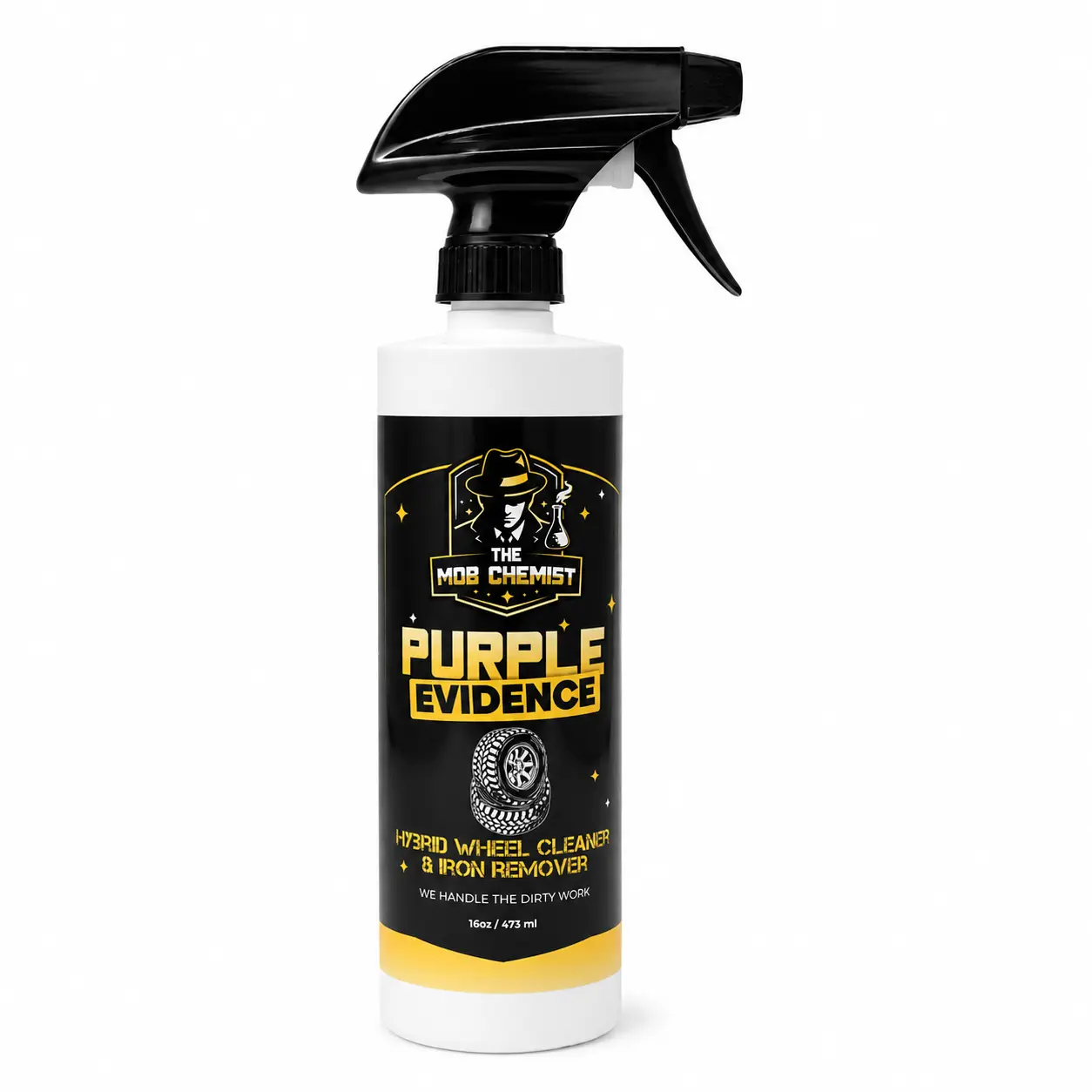 Purple Evidence 16 oz - Hybrid Wheel, Tire & Caliper Cleaner + Iron Remover