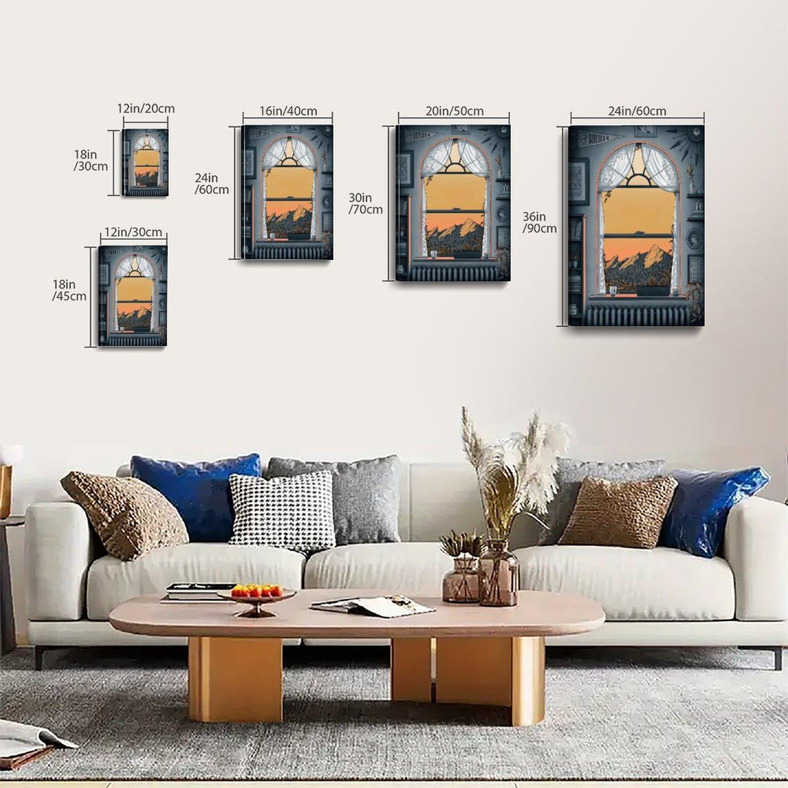 Gig Poster Vintage Poster Art Poster Decorative Painting Canvas Wall Art Picture Print Modern Family Bedroom Decor