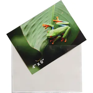 212 MAIN Top Loading Index Card Pockets, 4x6 in, Durable Self-Adhesive, Environmentally Friendly Polypropylene, Dust & Dirt Protection