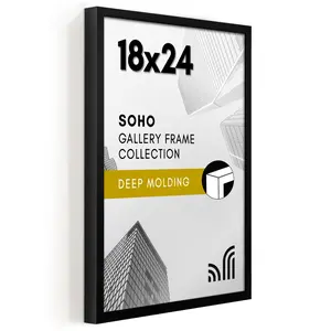 Deep Molding Picture Frame Without Mat - Americanflat