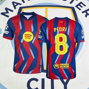 2025 2026 Home Pedri 8 Short Sleeve Soccer Jersey