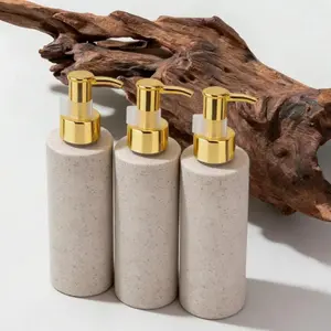 3-Pack 100ML Reusable Shampoo Bottles with Pump, Hair Care Dispenser Set, Empty Shampoo Bottles for Bathroom Shower, Refillable Containers, Shampoo Conditioner Dispenser, Bathroom Accessory