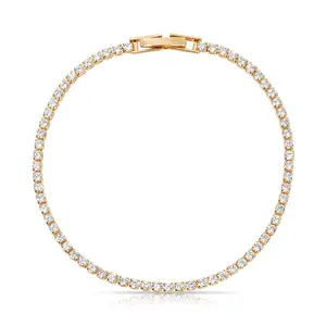 Ettika Minimalist Cubic Zirconia Tennis Bracelet