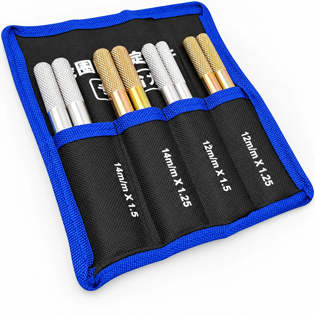 8Pcs Wheel Alignment Pins, Metal Wheel Fixing Bolts for Cars,Wheel Hanger Positioning Guide Balancing Tools with Knurled Ends,Universal Fit for Most Vehicle Hubs,Includes Storage Bag