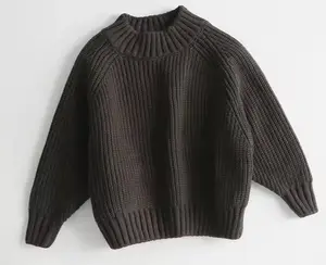 Midnight Mountain Crew Knit Sweater