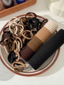 100pcs High-Quality Hair Ties 20 Pack, Korean Style Elastic Hair Bands for Women, Casual All-Season Hair Accessories