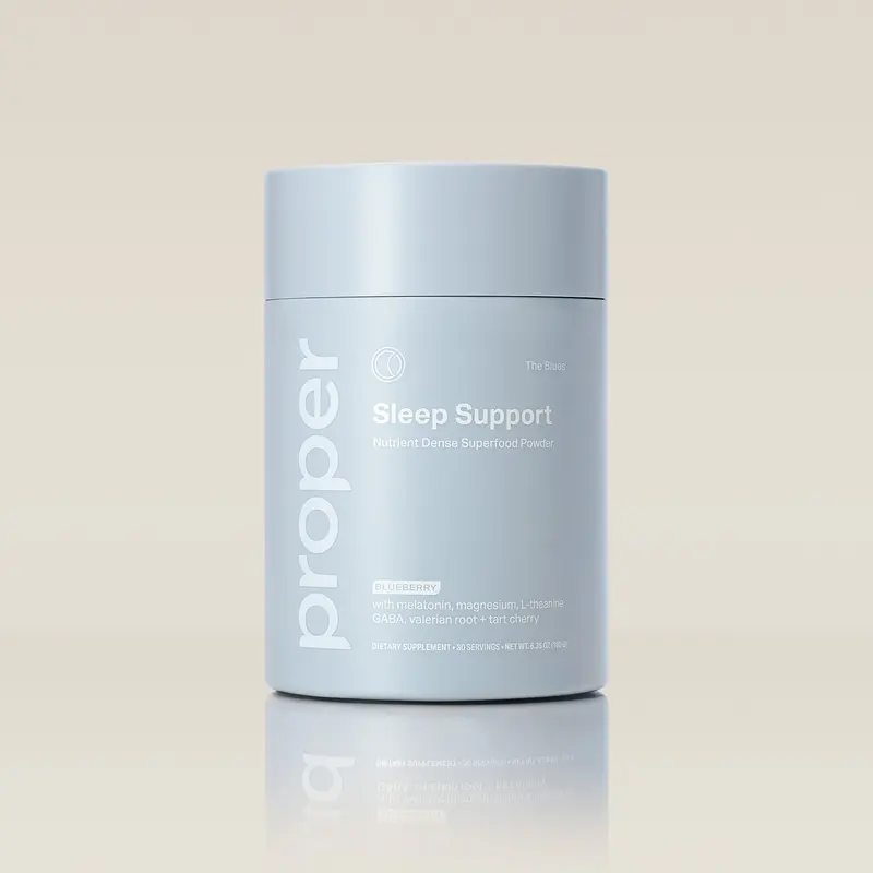 The Sleep Superfood Powder for Rest & Relaxation - Melatonin, L-Theanine & Tart Cherry - Blueberry