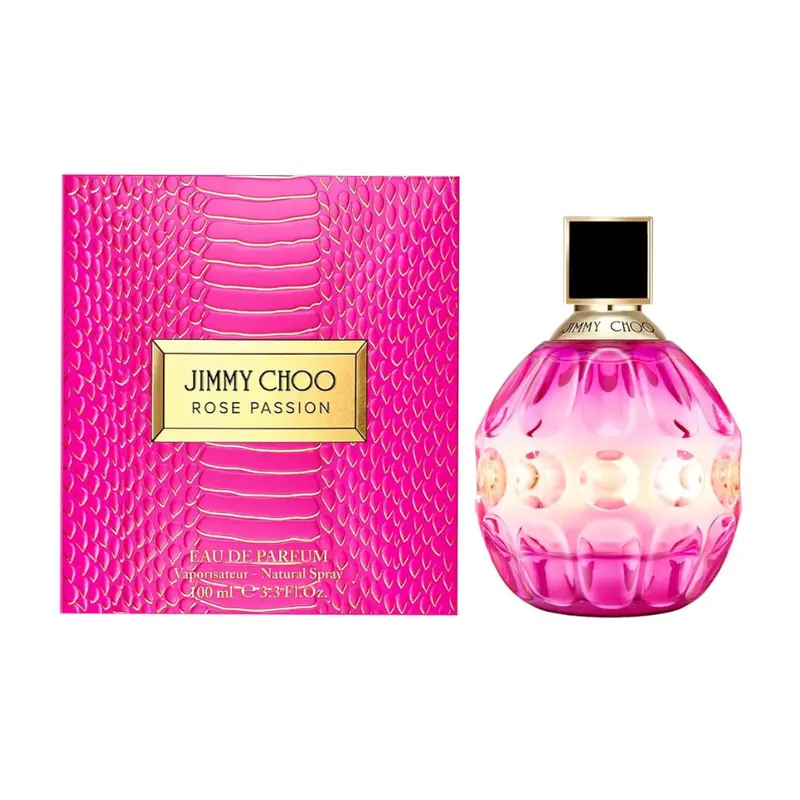 Jimmy Choo Rose Passion Eau de Parfum Spray for Women 3 Oz | Floral Fragrance for Women