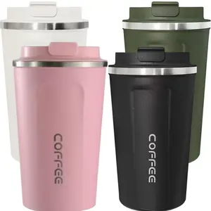 Double Layer Vacuum Insulated Water Bottle, Outdoor Travel Cup, Reusable Stainless Steel Coffee Mug for Hot & Cold Drinks, Insulated Travel Drinkware