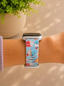 Cute Cupcake Watch Band | Dessert Silicone Watch Strap | Sweet Treats Wristband | Girly Pastel Watch Band