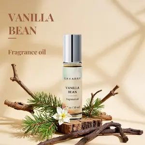 10ML Roll-On Fragrance with Vanilla and Agarwood, Jasmine and Lily Notes for Lasting Sweet Oriental Scent, Non-Toxic Portable Perfume