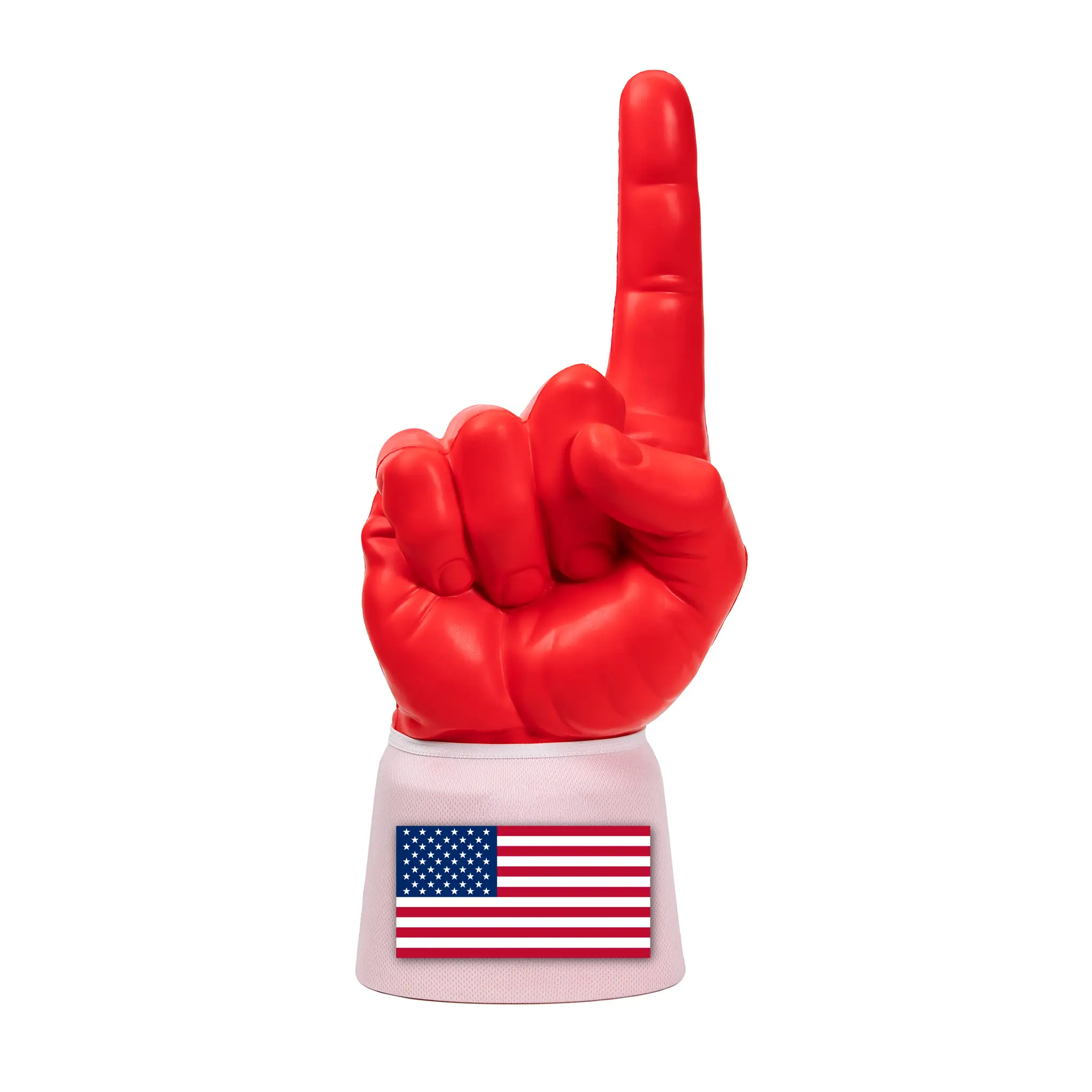 United States RadHand Foam Finger - Bright Red & White