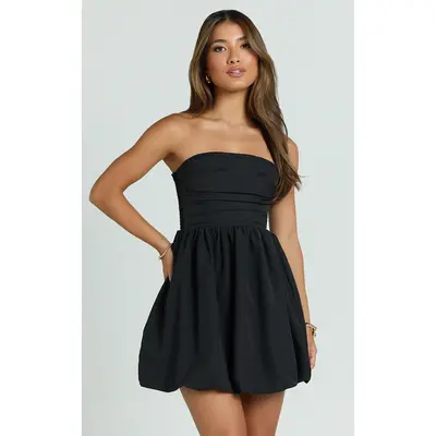 Laila Mini Dress Jacquard Strapless Showpo - TikTok Shop