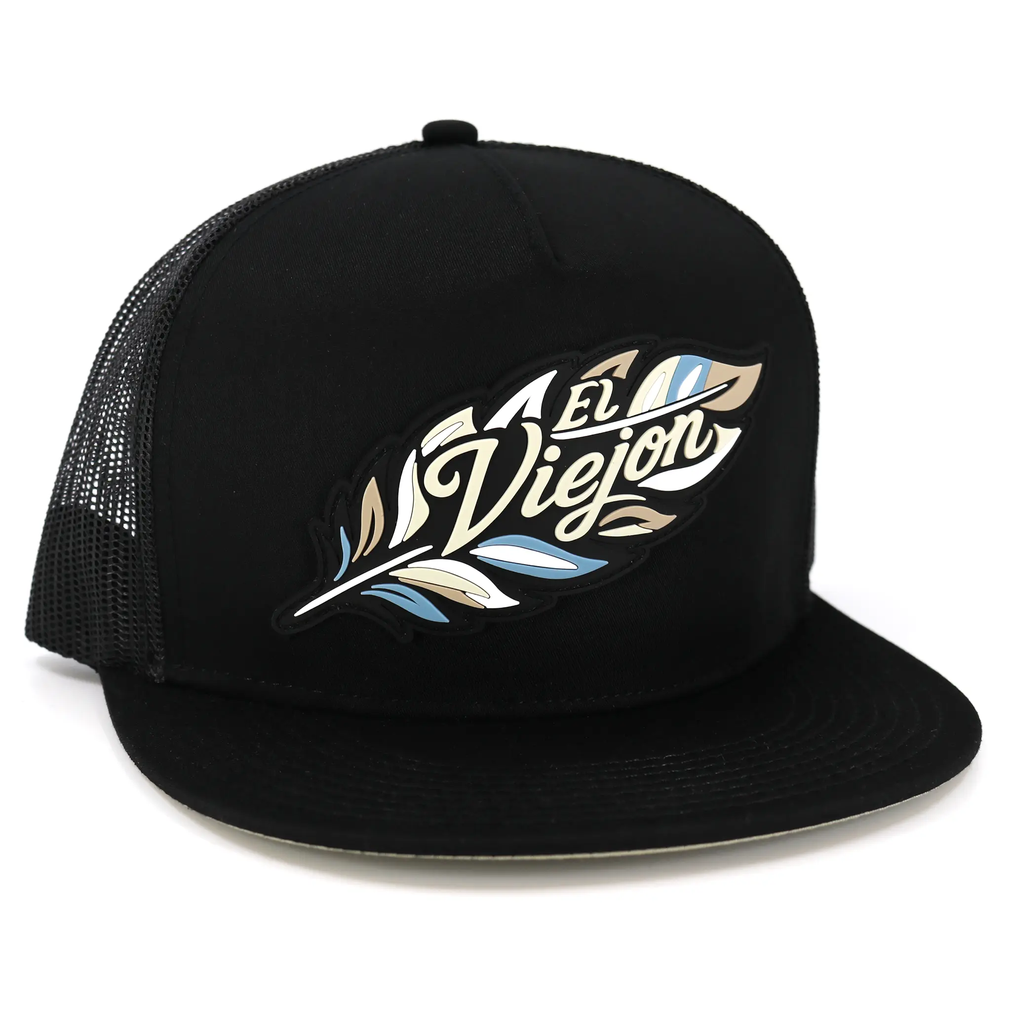 Poblador Black flat visor hat Poblador Black flat visor hat