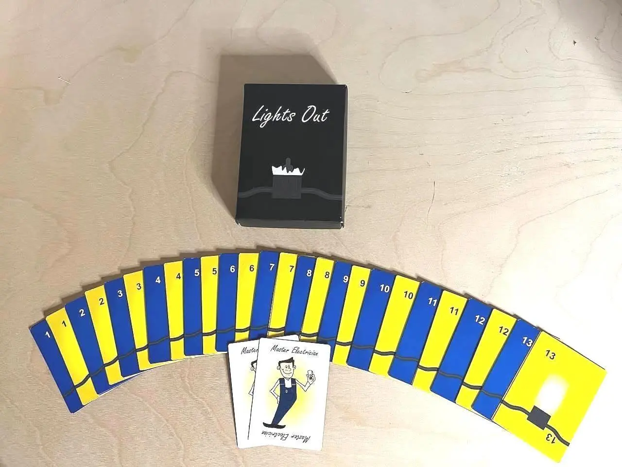 Buswell Lights Out Family Strategy Card Game
