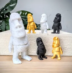 Moai Fidget Toy, Desk Buddy, Gift for Him, Stress Toys, Desk Accessory, Easter Island, Moai Figure, Teacher Gift, Articulating Fidget Toys