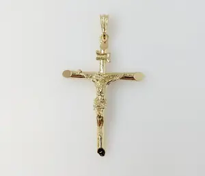 Plated Large Cross Pendant