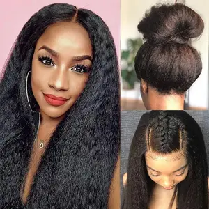 Virgin Hair Brazilian Yaki Straight Hair Extensions