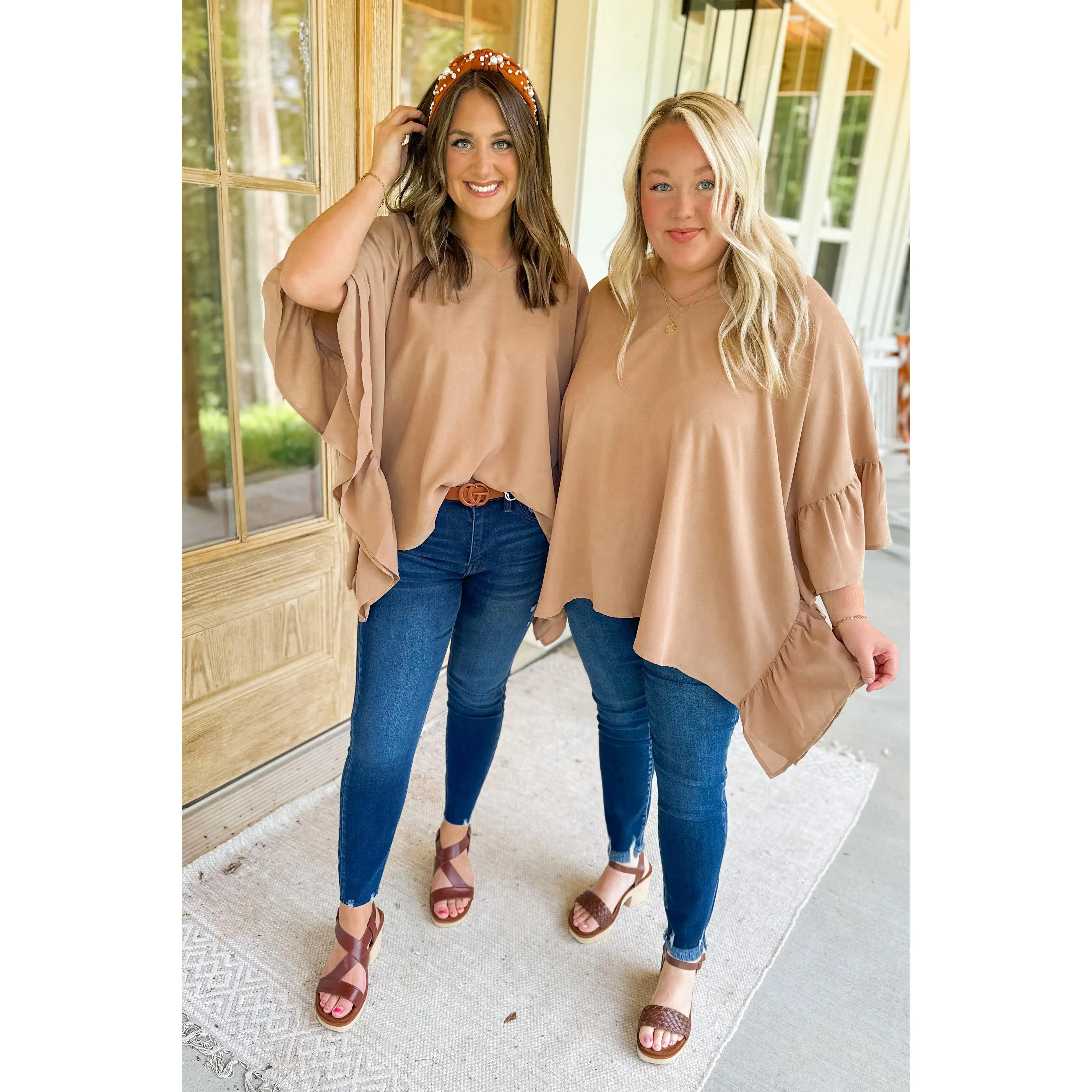 Skylar Short Sleeve V Neck Top *FINAL SALE*