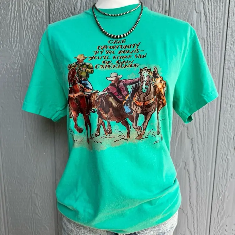 By the horns comfort colors Tshirt By the horns comfort colors Tshirt
