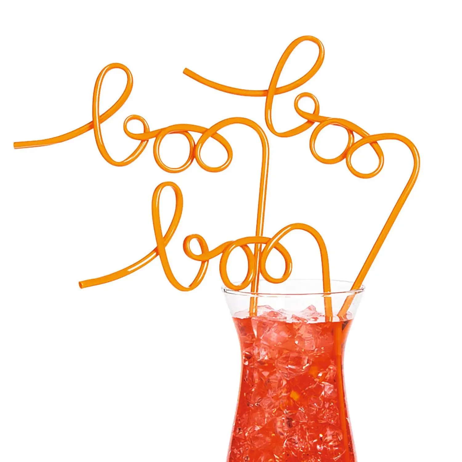 Boo BPA-Free Plastic Silly Straws - 6 Pc.
