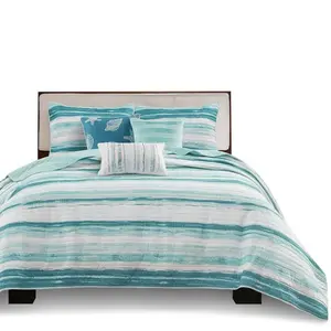 Madison Park Marina Aqua Marina 6PC Set - Queen - Beachy Bedding