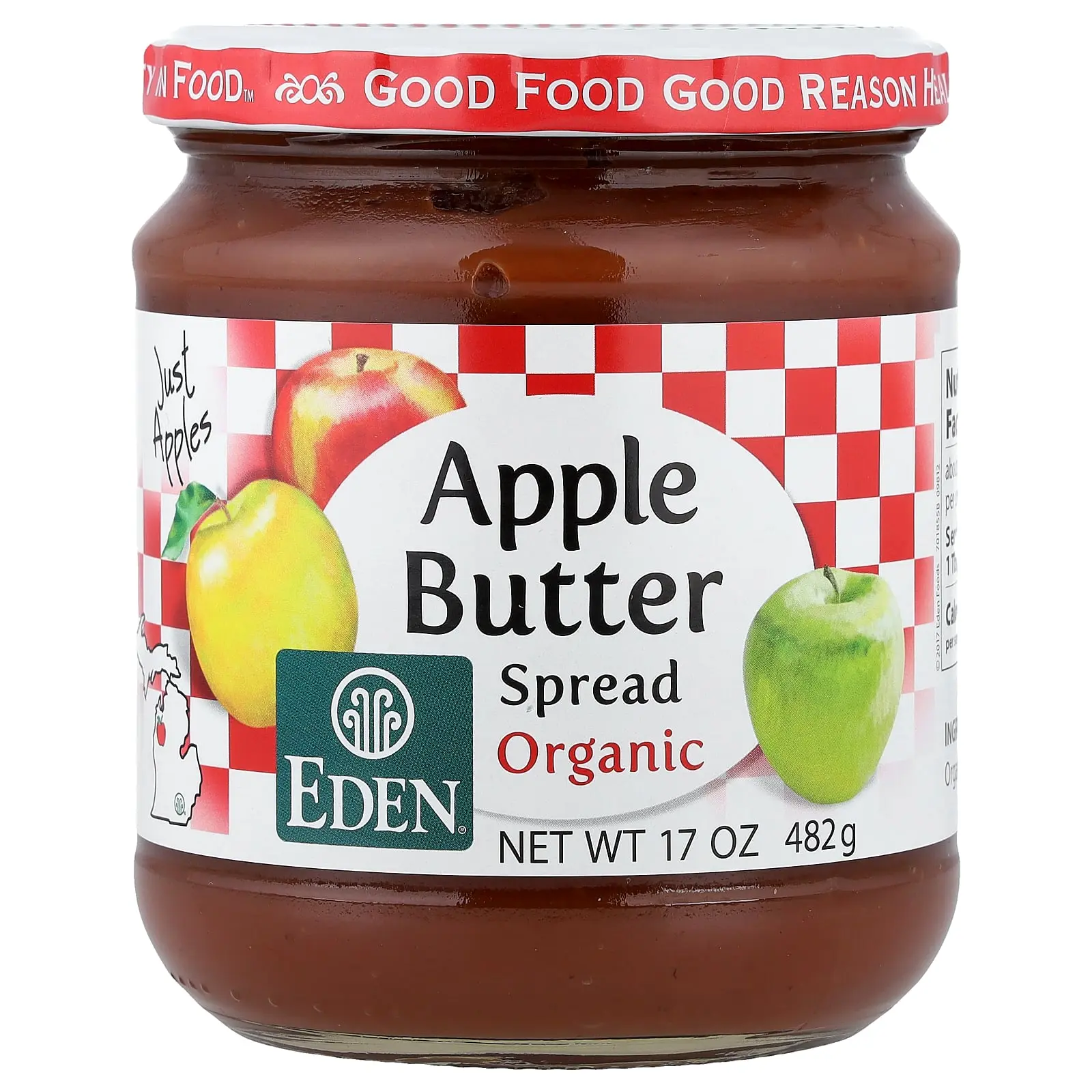 Eden Foods Organic Apple Butter Spread, 17 oz (482 g) Eden Foods Organic Apple Butter Spread, 17 oz (482 g)
