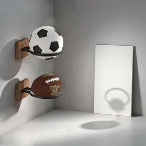 Ball Holder Wall Mount,Ball Storage Holders Display Rack for Autograph Basketball, Football, Soccer, Volleyball Collection, Sports Accessories Organizer for Player Fans Room Decor