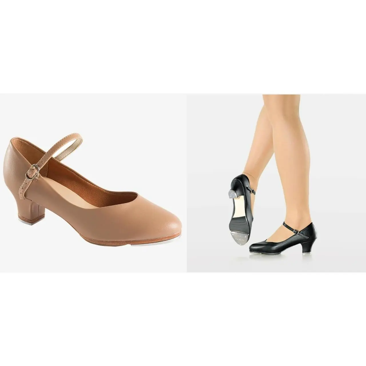 NEW Tap Shoes SoDanca TA55 1.5" Heel Womens Black or Tan