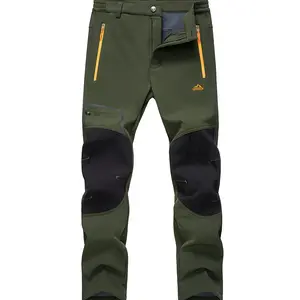 MAGCOMSEN Men‘s Winter Pants Snow Ski Pants 4 Pockets Water Resistant Softshell Hiking Pants Adults Comfortable Water-Resistant Training Pants Fallfreshness Outdoorfun