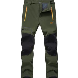 MAGCOMSEN Men‘s Winter Pants Snow Ski Pants 4 Pockets Water Resistant Softshell Hiking Pants Adults Comfortable Water-Resistant Training Pants Fallfreshness Outdoorfun