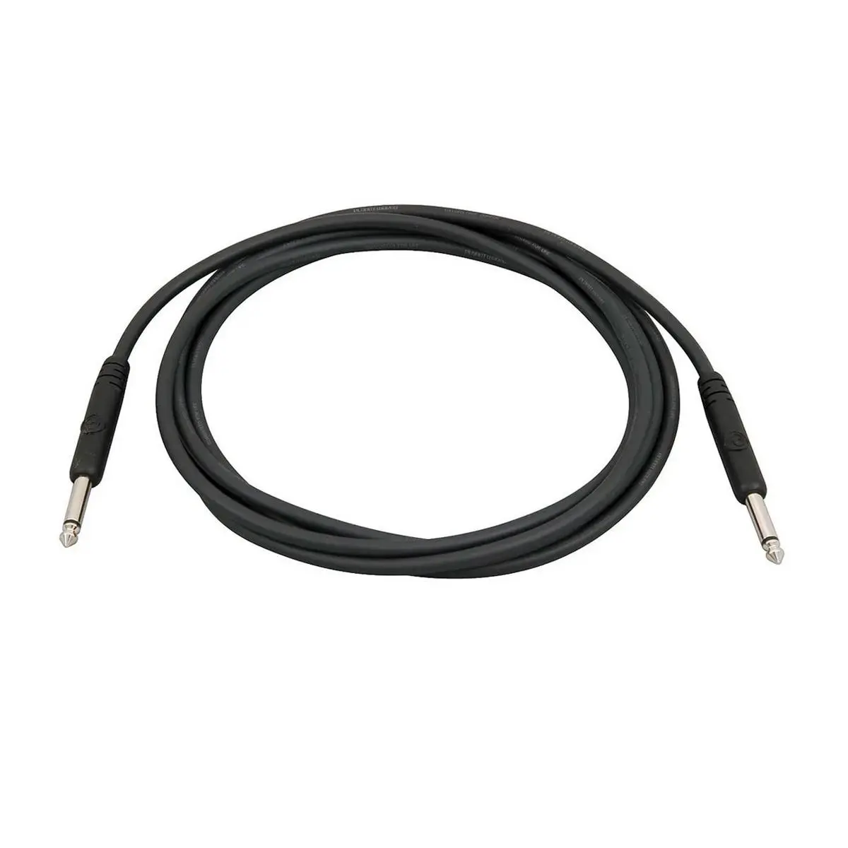 D'Addario Classic Series Copper Wire Instrument Cable, 10ft 1/4" TS Male Straight Angle to 1/4" TS Male Straight Angle