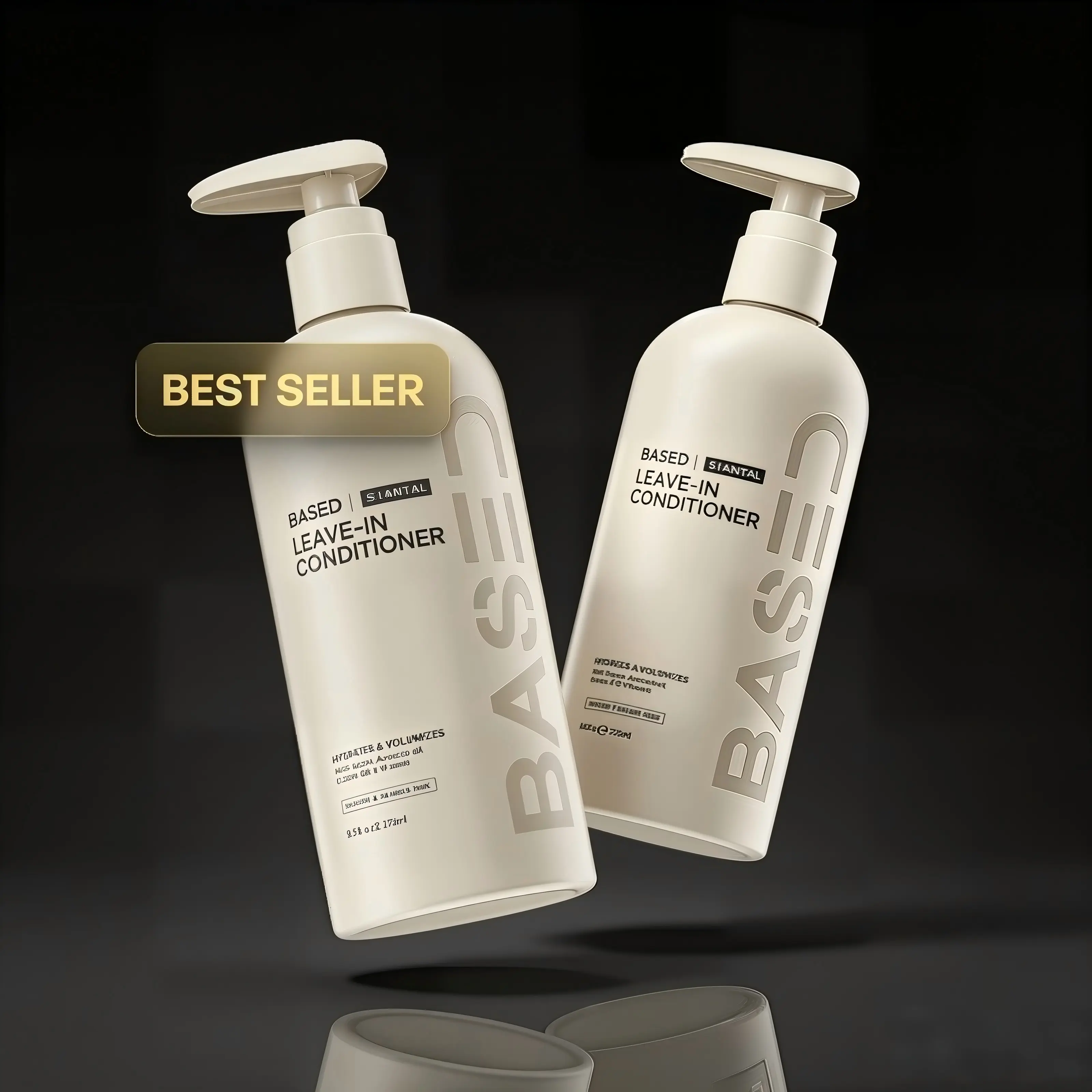 BASED Leave‑in Conditioner | Instant Hydration & Anti‑Frizz | Repair Dry Damaged Hair, Smooth Frizzy Hair, Moisturizing Hair Care, Reduce Split Ends, Heat Protectant, Soft Shiny Hair, For All Hair Types | Simple, Effective, BASED.
