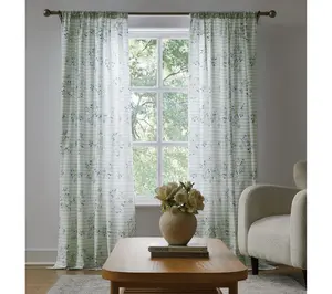 Cottage Classics Emma Floral 50x84 Window Curtain