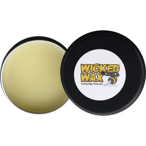 Wicked Wax -  Protect and condition your gear with this 2oz. beeswax-based knife protectant. Food-safe, organic, and vegan, it’s ideal for knives and more—wood, micarta, plastic, leather, steel, and epoxy. Comes in a convenient metal tin for easy use.