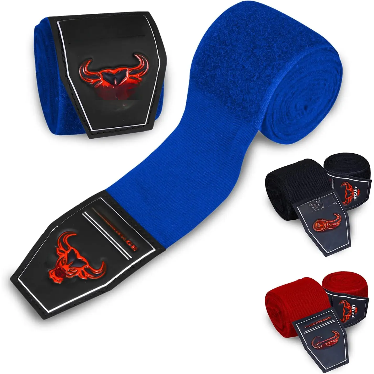 Boxing Hand Wraps 4.5 Meter Martial Arts  Inner Gloves Wrist Support Straps Punching Under Hand Knuckles Heavy Elasticated  Bag Mitts Muay Thai