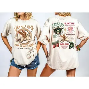 Percy Jackson Camp Half Blood Comfort TShirt, Long Island Sound Shirt, Percy Jackson And Olympians, Heroes Of Olympus Book Lover