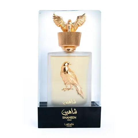 Shaheen Gold EDP - 100mL (3.4 Oz) By Lattafa Pride Unisex Perfume Fragrance Shaheen Gold